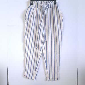 Women’s So goods for Life Size M High Rise Tapered Pants Elastic Waist Cotton